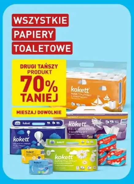 Papiery toaletowe +4 warianty