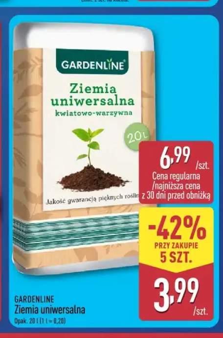 Ziemia uniwersalna Gardenline kwiatowo-warzywna