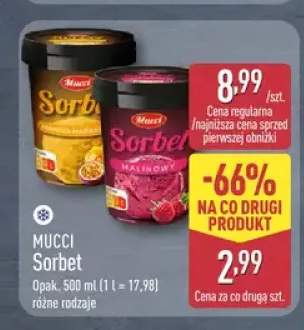 Sorbet mango-marakuja Mucci +1 wariant