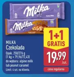 Czekolada Milka Alpine Milk +1 wariant