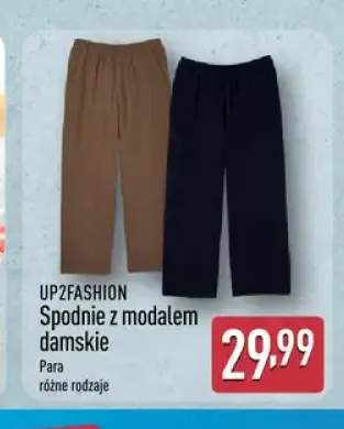 Spodnie z modalem damskie Up2Fashion