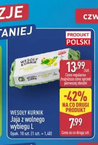 Jaja z wolnego wybiegu L Wesoły Kurnik