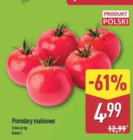Pomidory malinowe polskie