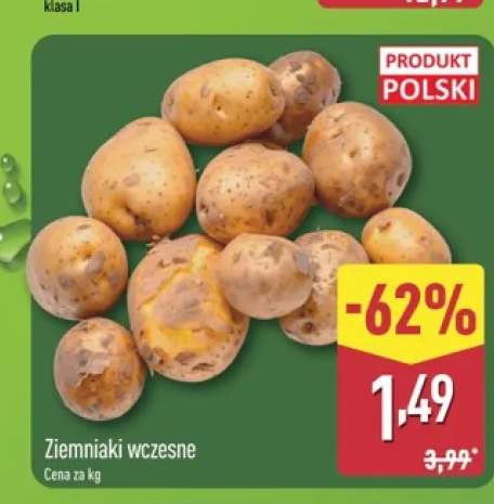 Ziemniaki wczesne polskie