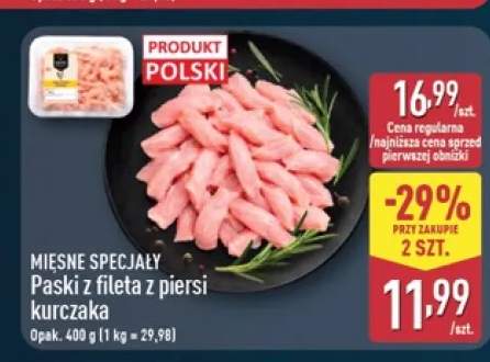 Paski z fileta z piersi kurczaka Mięsne Specjały