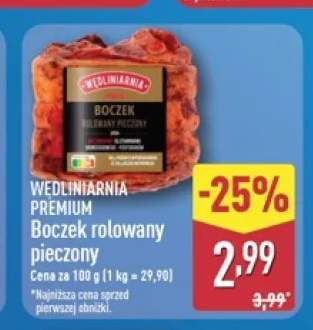 Boczek rolowany pieczony Wędliniarnia