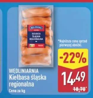 Kiełbasa śląska regionalna Wędliniarnia