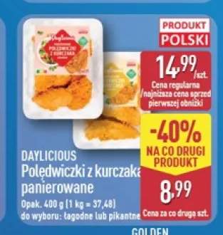 Polędwiczki z kurczaka panierowane łagodne Daylicious +1 wariant