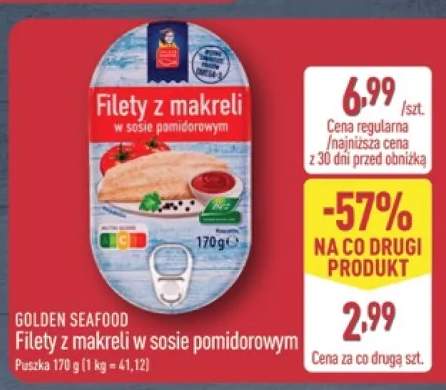 Filety z makreli w sosie pomidorowym Golden Seafood