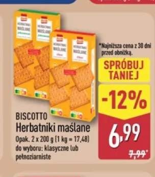 Herbatniki maślane klasyczne Biscotto +1 wariant