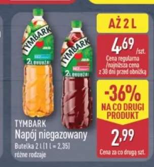 Napój niegazowany jabłko mięta Tymbark +1 wariant