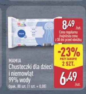 Chusteczki dla dzieci i niemowląt Mamia 99% wody