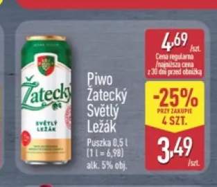 Piwo Žatecký Světlý Ležák
