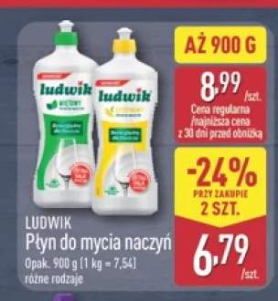 Płyn do mycia naczyń Ludwik miętowy +1 wariant