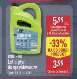 Letni płyn do spryskiwaczy Ride +Go