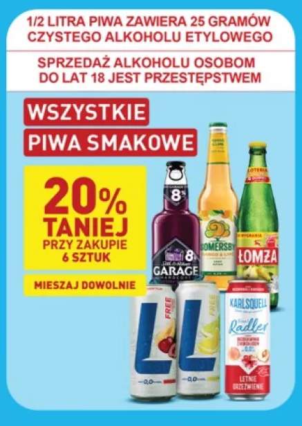 Piwa smakowe +5 wariantów