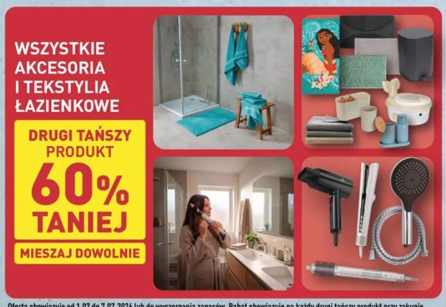 Akcesoria i tekstylia łazienkowe +9 wariantów