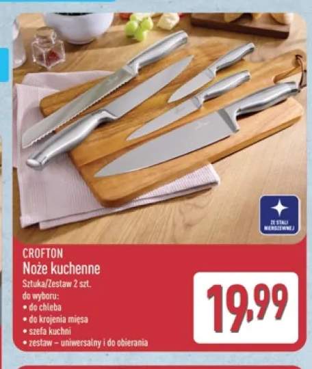 Nóż kuchenny do chleba Crofton +3 warianty