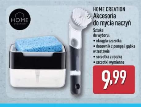 Okrągła szczotka do mycia naczyń Home Creation +3 warianty