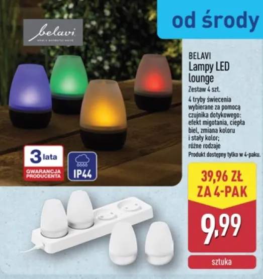 Lampy LED lounge Belavi