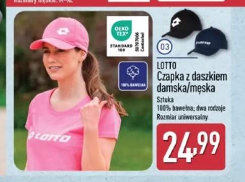 Czapka z daszkiem damska LOTTO +1 wariant