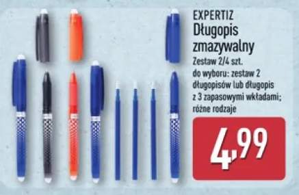 Zestaw 2 długopisów zmazywalnych Expertiz +1 wariant