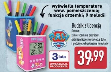 Budzik z licencją Paw Patrol