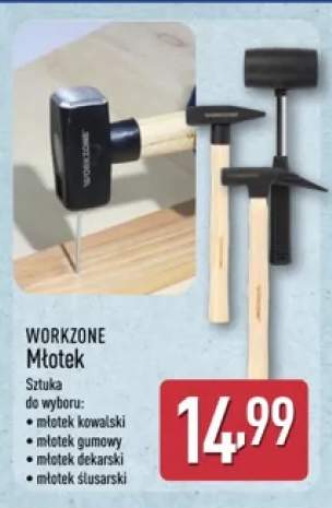 Młotek kowalski WORKZONE +3 warianty