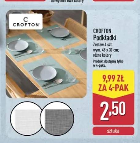 Podkładki Crofton 4-pak