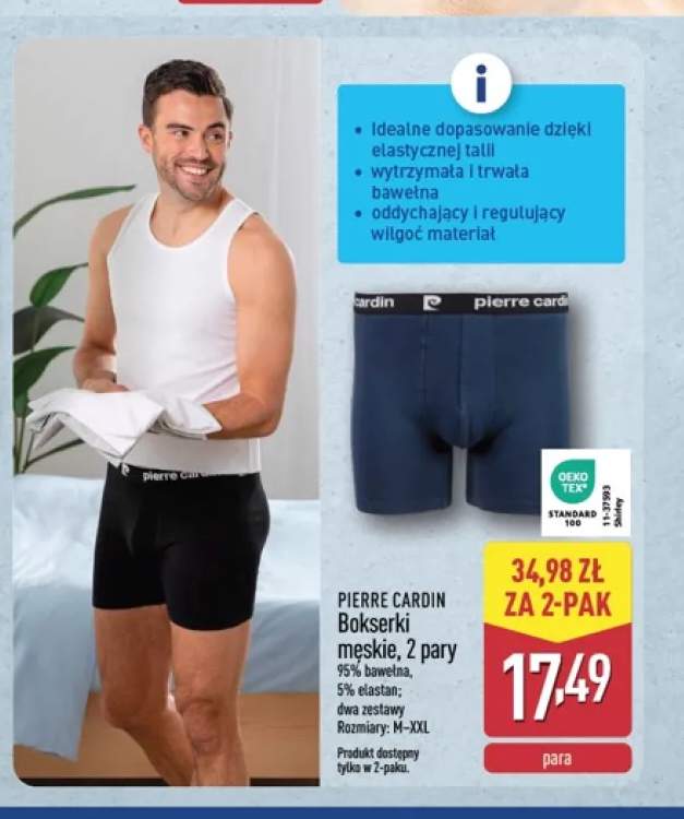 Bokserki męskie Pierre Cardin 2-pak