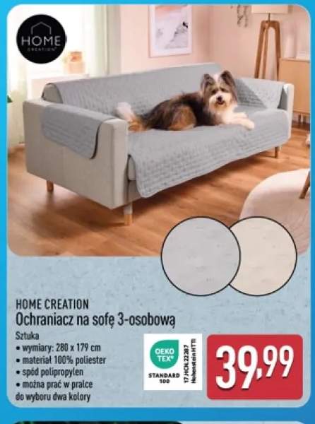 Ochraniacz na sofę 3-osobową Home Creation