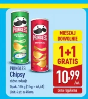 Chipsy Pringles Sour Cream & Onion +1 wariant