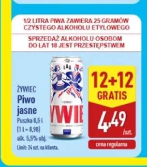 Piwo jasne Żywiec