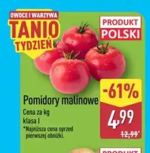 Pomidory malinowe polskie