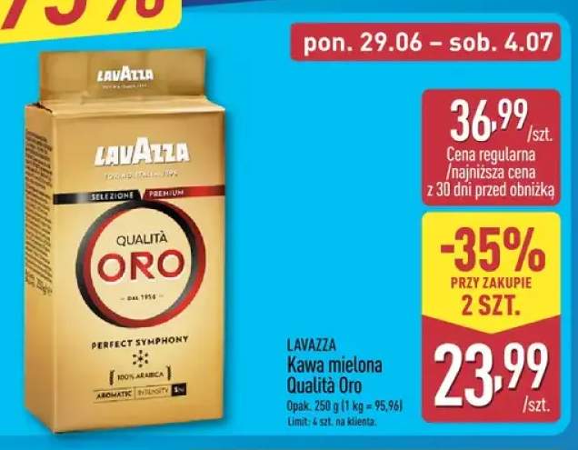 Kawa mielona Lavazza Qualità Oro