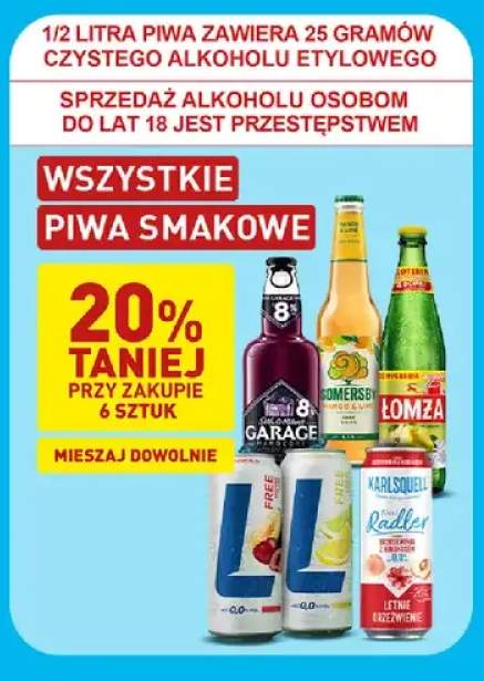 Piwa smakowe +5 wariantów