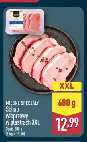 Schab wieprzowy w plastrach XXL Mięsne Specjały