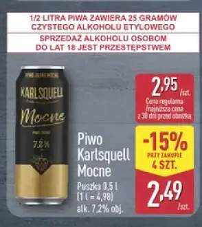 Piwo Karlsquell Mocne