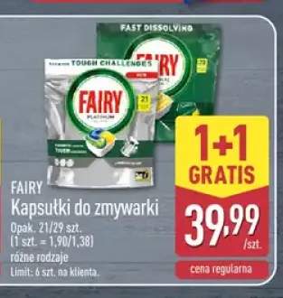 Kapsułki do zmywarki Fairy Platinum
