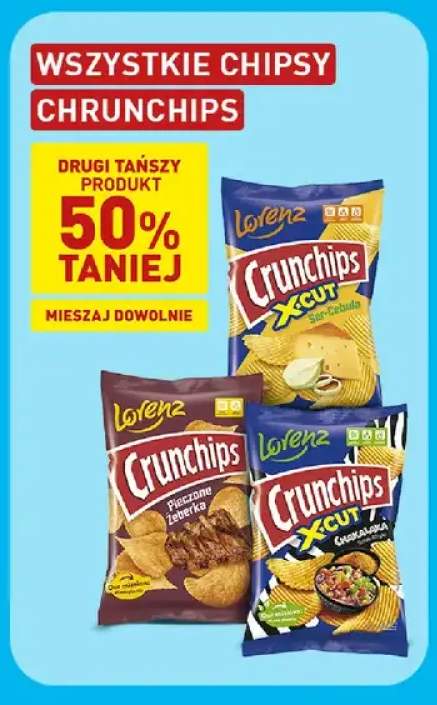 Chipsy Crunchips +3 warianty
