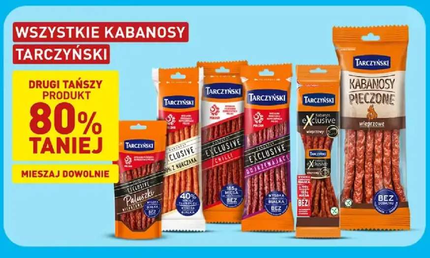 Kabanosy Tarczyński +6 wariantów