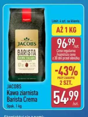Kawa ziarnista Barista Crema Jacobs