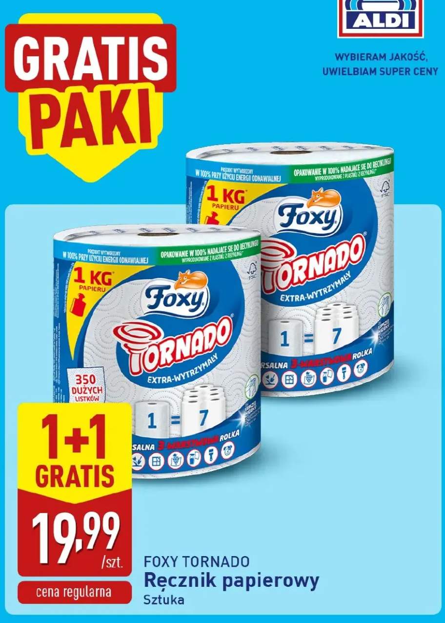 Ręcznik papierowy Foxy Tornado