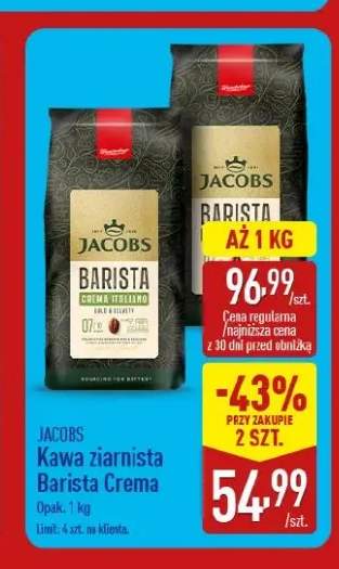 Kawa ziarnista Jacobs Barista Crema