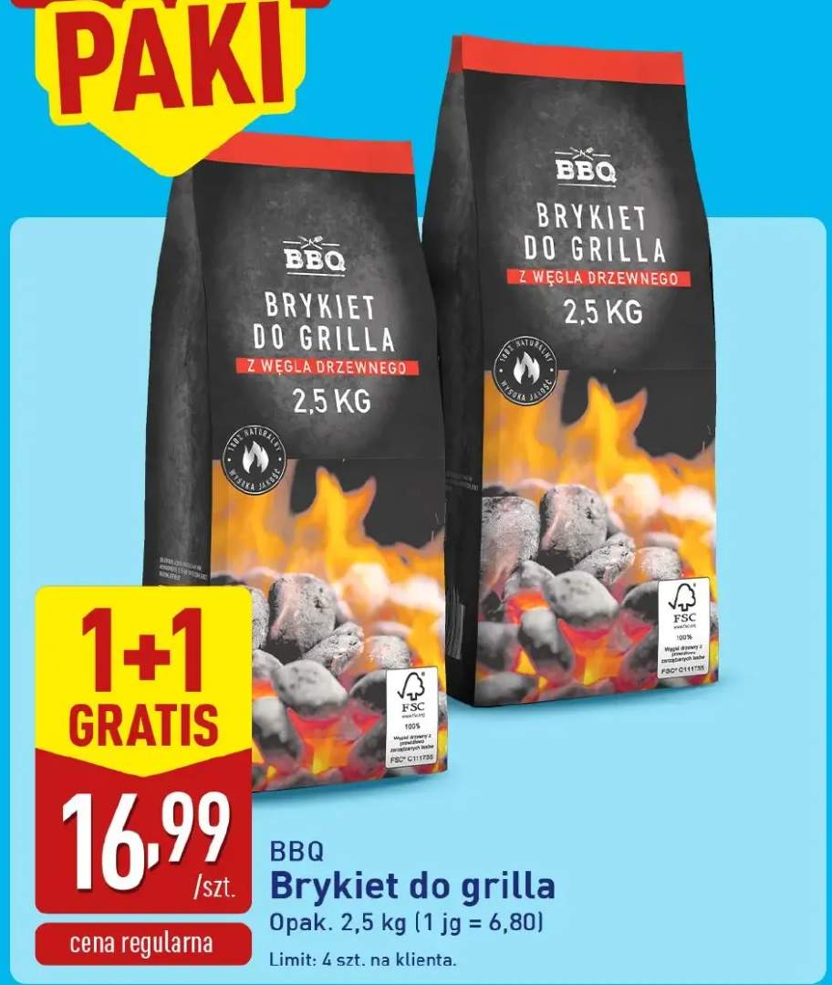 Brykiet do grilla BBQ