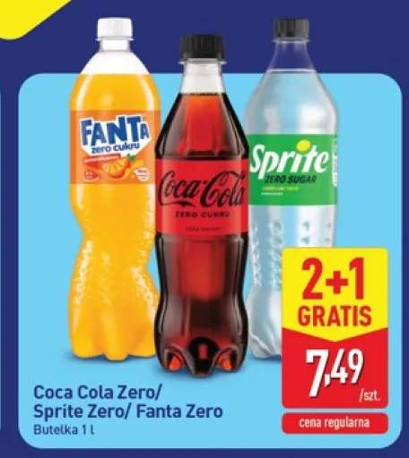 Napój gazowany Coca-Cola Zero +2 warianty