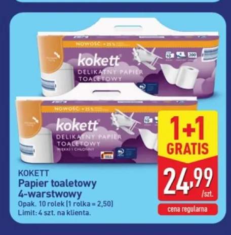 Papier toaletowy Kokett 4-warstwowy