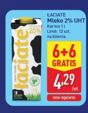 Mleko 2% UHT Łaciate