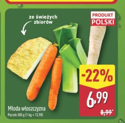 Młoda włoszczyzna polska