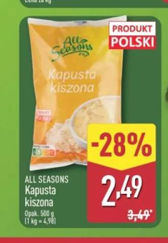 Kapusta kiszona All Seasons polska